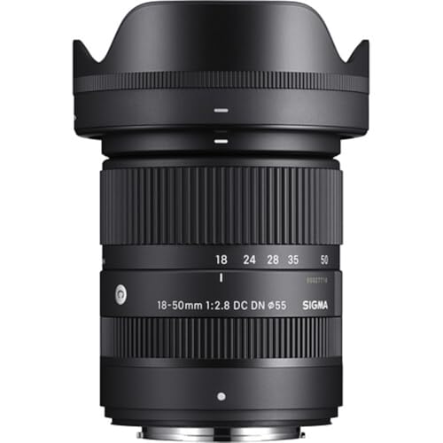 SIGMA 18-50mm F2.8 DC DN Contemporary Lens for Canon RF Mount Mirrorless Cameras