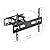 Mount-It! Full Motion TV Wall Mount with Heavy Duty Dual Arms, 14" Extension and Compatible with TVs 37" up to 80" Screen Size, Fits VESA up to 600x400mm, 88 Lbs Capacity