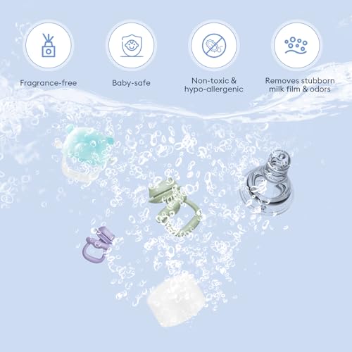 Image of MOMFANN 300 Professional Deep Cleaning Detergent Tablets for All Baby Bottle Washers, Washer Tablets for Bottle Washer and Sterilizer and Dryer, Easy to Use