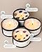 AOOVOO Crystal Soothing Candles Set for Women - 4 Pack 26 oz Soy Wax Candle for Home Scented, 200 Hour Long Lasting Candle, Calm Amethyst/Serenity Clear Quartz/Harmony Rose Quartz/Balance Lapis Lazuli