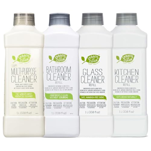 Image of Concentrated Cleaners Refill Value Bundle for Multi-Purpose /Bathroom /Glass /Kitchen,33.8 fl. oz.(Pack of 4)