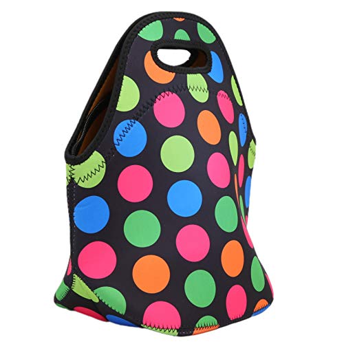 Keenso Bolso del Almuerzo, Bolso Termal Aislado del Almuerzo del Neopreno Impermeable del Bolso de...
