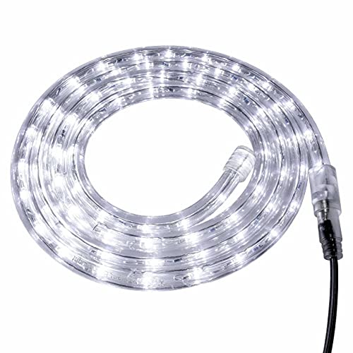 Brilliant Brand Lighting Cool White LED Rope Light - 120 Volt - Custom Cut - 114.8 Feet