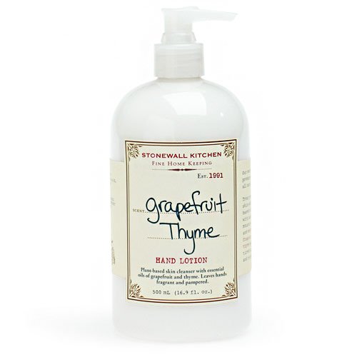 Amazon.com : Stonewall Kitchen Grapefruit Thyme Hand Lotion, 16.9 Ounce ...