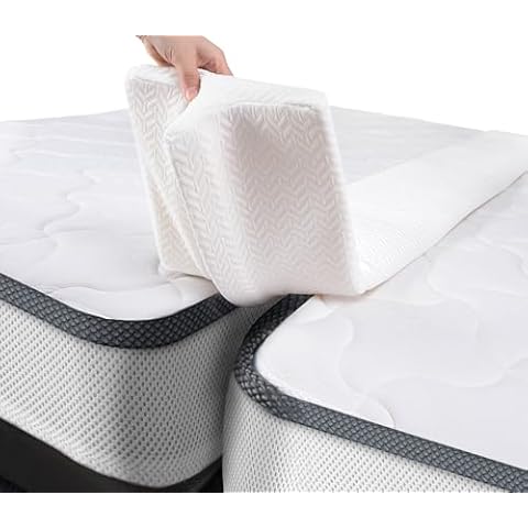 ENITYA Split King Gap Filler for Adjustable Bed, Twin to King Bed Converter,Bed Gap Filler,Mattress Connector,Bed Bridge Twin to King with Washable Cover,for Stayovers and Family Room(79" L x 10" W) Cover