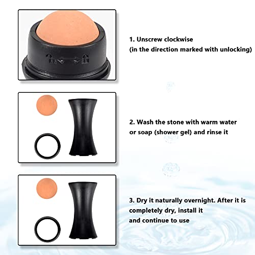 Rullo per il Viso Vulcanico Che Assorbe l'olio