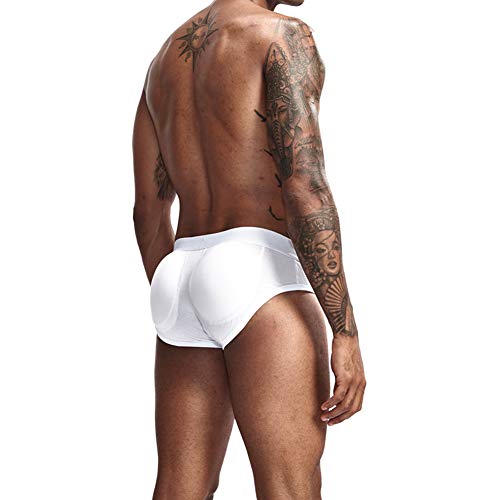 Men Padded Underwear Butt Bulge Enhancing Shaper Push Up Cup Enlargement Underpants3