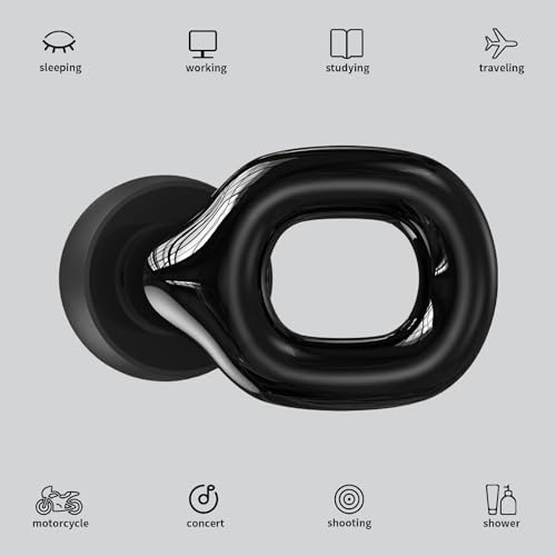 ERXY Tampões de ouvido de silicone para redução de ruído para dormir, 8 peças com estojo de armazena