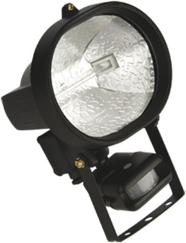 500w Halogen PIR Oval Outdoor Floodlight With Override - OVFL08