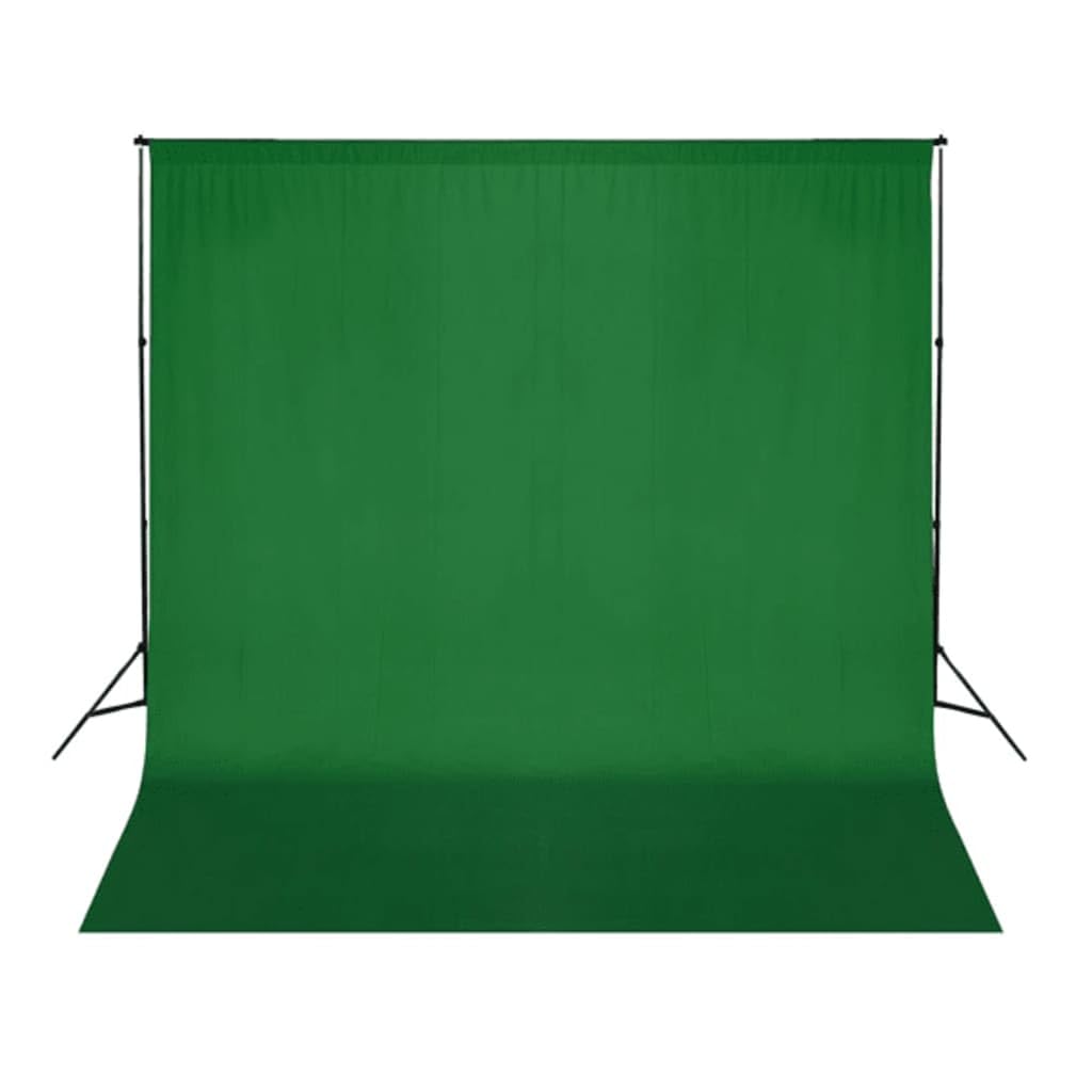 Tło fotograficzne 300 x 300 cm bawełna zielone do fotografii i produkcji wideo Chroma-Key