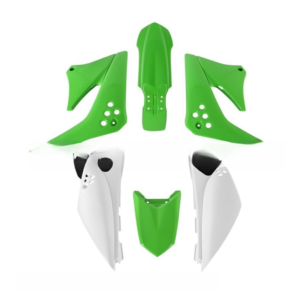 Panneau couverture intérieure KLX150 plastique vert finition haute densité - 6