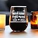 Need Wine Right Meow – Cute Funny Cat Stemless Wine Glass, Large 17 Ounces, Etched Sayings, Gift Box