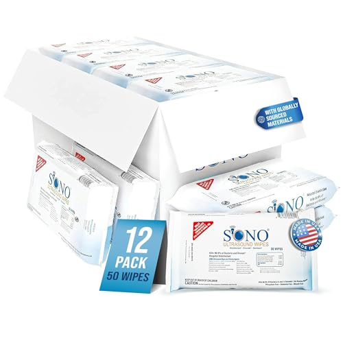 SONO Multipurpose Ultrasound Disinfecting Wipes - Clinical Standard, Daily-Use and
