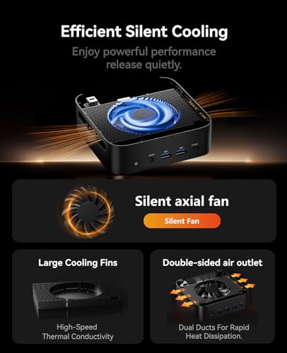 ACEMAGIC K1 Mini PC Windows 11 Pro, AMD Ryzen 5 7530U 16GB 512GB Triple 4K WiFi 6 Mini Desktop - image 9