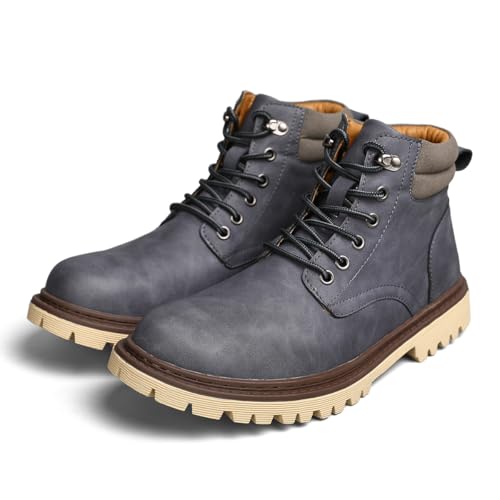 Image of Shaire Men's Leather Chukka Boots | Lace-Up Ankle Boots for Men | Casual Comfort Boots