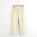 AKTCVVJ Capris Pants for Women Drawstring Waist Linen Striped Capris Loose Fit Casual Capri Pants Summer Vacation Pant Yellow