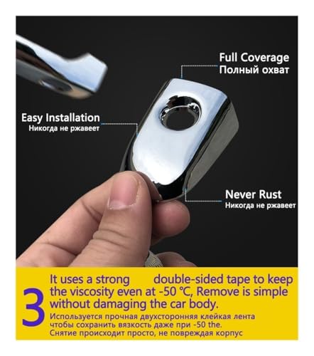 Couverture poignées porte Citroën C3 : finition de qualité supérieure - 6