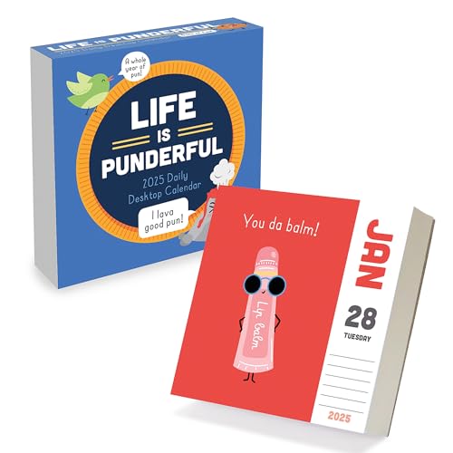Artiphany Animal Puns Desk Calendar - Whimsical and entertaining daily calendar