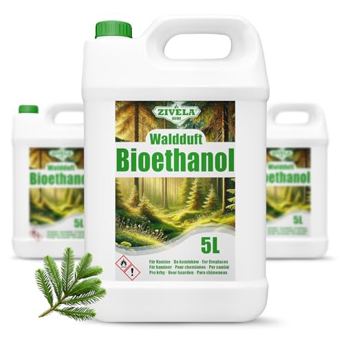 Bioéthanol parfum forêt pour cheminée de table chaleureuse - 2