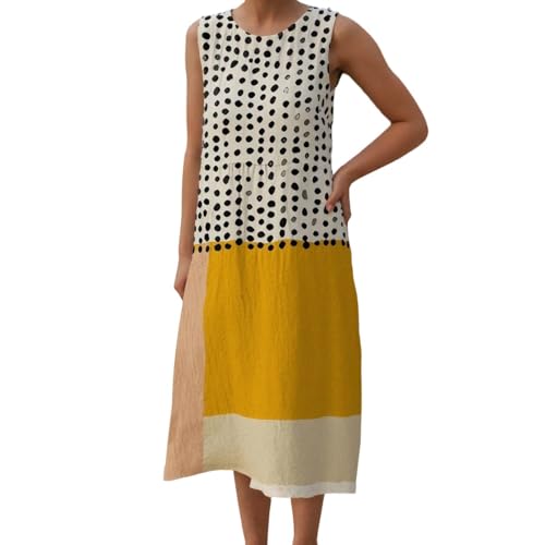 Robe décontractée à imprimé numérique floral coupe fluide
