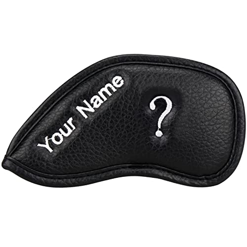 Craftsman Golf Custom Personized 1PC Black Leather Golf Left Handed