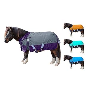Derby Originals Nordic-Tough 1200D Heavy Weight Winter Mini Horse Pony Turnout Blanket 300G Thick Insulation Triple Layer