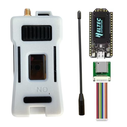 Boîtier Meshtastic Heltec V4 avec antenne et module GNSS pour carte SX1262