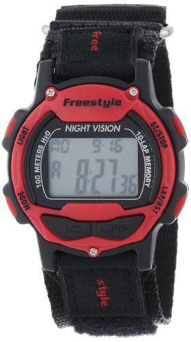 Freestyle Unisex 102284 Predator Red Detail Digital Canvas Velcro Watch
