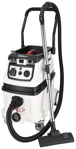 Dedra Aspirador con función de limpieza automática de filtros, sistema de filtro autolimpiante, con filtro clase M, ajuste de la potencia de succión, capacidad del depósito: 40 L
