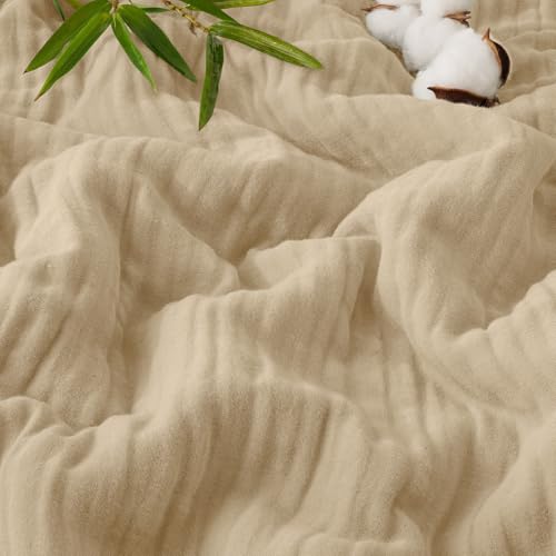 PHF Cooling Bamboo Cotton Muslin Blanket