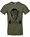 Produktbild Smilo & Bron Herren T-Shirt mit Motiv Apekind (Affengeschlecht) Bedruckt Grün Urban Khaki 3XL