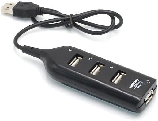 USB Hub, 4 Port USB 2.0 Distribution Splitter, Super Multiport Fast Data HUB Adapter Converter for Notebook Laptop PC image 5 of 8 B0C8TBZP9M