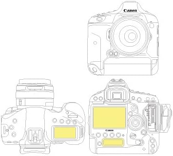 Martin Fields Overlay Plus Screen Protector (Canon EOS-1D X) - Includes Secondary Screen Protector,Top Screen Protector