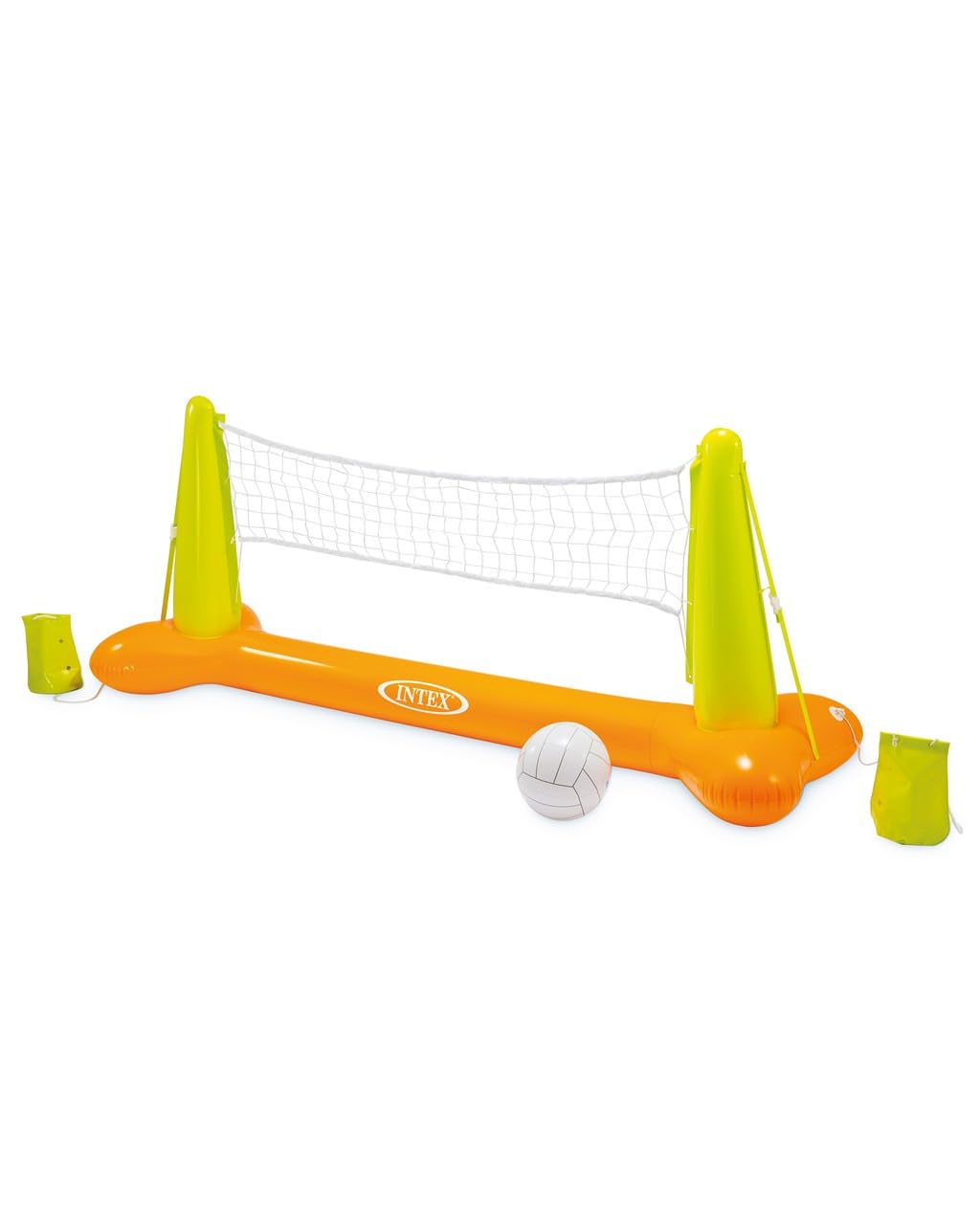 MaruHub Floating Inflatable Pool Volleyball Net with Ball - Durable 94in Water Volleyball Game Set for Adults & Kids - Summer Pool Party Toys & Outdoor Swimming Pool Game - Image 4 thumbnail