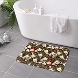 3D Many Faces of Goro Akechi Non-Slip Doormat Floor Mat Carpet Rug for Kitchen Entrance Home Bathroom Living Room Footpad Mats-50x80cm