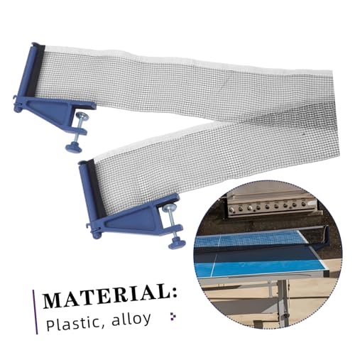 Filet de ping-pong avec poteaux et pinces Toddmomy pour table de jeu