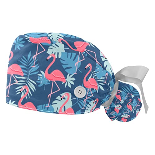 Chapeaux bouffants 2PCS ajustables contre la sueur au travail JDEZ