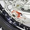SCAR Tendeurs de chaine Roue Compatible avec KTM SX SXF 125 150 250 350 450 13-22 - Orange #3