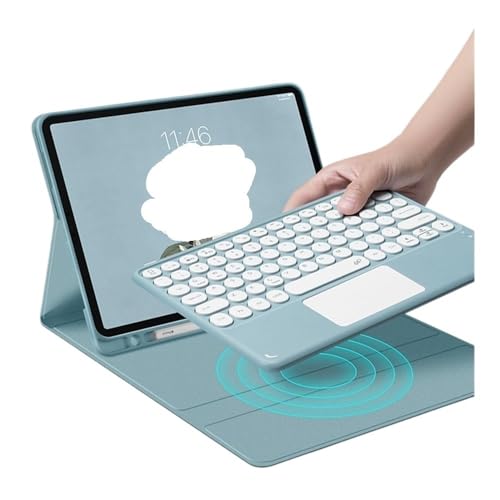 Funda de cuero iPad Pro 11 con teclado premium negro de diseño ergonómico exclusivo 6