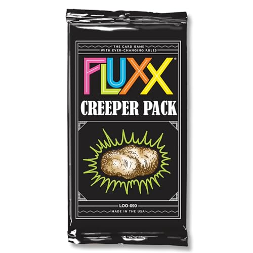 Looney Labs Fluxx Creeper Pack Expansion – 2-6 Players – Card Games for Family – 5-30 Mins of Gameplay – Games for Family Game Night – Card Games for Kids & Adults Ages 8+ - English