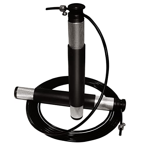 Image of USI UNIVERSAL Lightweight 629CJ Cable Skipping Rope /Jump Rope 3mm Pvc Rope With Metal Cable Insert With Screws To Fit The Height, Anti-slip Handles For Firm Grip