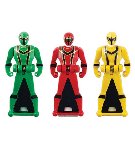 Power Rangers Super Megaforce - Mystic Force Legendary Ranger Key Pack, Red/Green/Yellow