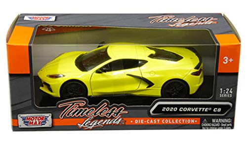 Motor Max 2020 Chevy Corvette C8 Stingray 1:24 miniatura 6