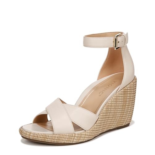 Vionic Women's Venus Marina Comfortable Wedge Heels- Supportive Wedges Comfort Shoes That Includes a Concealed Orthotic Insole Sizes 5-12