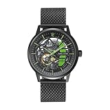Pierre Lannier - Automatic watch Paddock - Automatic movimento dell'orologio - Spessore della cassa: 12.3 mm - Larghezza della cassa: 43 mm - Acciaio inossidabile - Noir - 5 ATM
