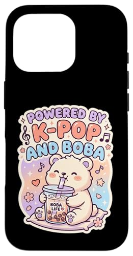 K-POP�ƃ{�o�̂��킢���N�}�̈��ݕ��B �X�}�z�P�[�X iPhone 16 Pro �p