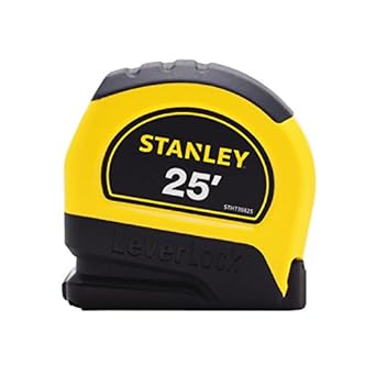 Stanley STHT30825 Lever Lock Tape Rule, 25' x 1