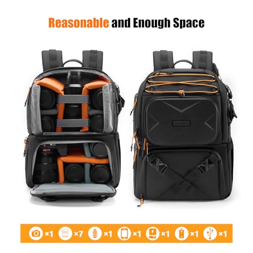 Mochila para cámara profesional impermeable resistente miniatura 2