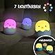 MegaLight LED Nachtlicht Kinder | Nachtlicht Baby ohne verschluckbare Kleinteile | Stilllicht dimmbar Touch | Nachtlampe USB Aufladung | Baby Eggy Einzelartikel in BLAU