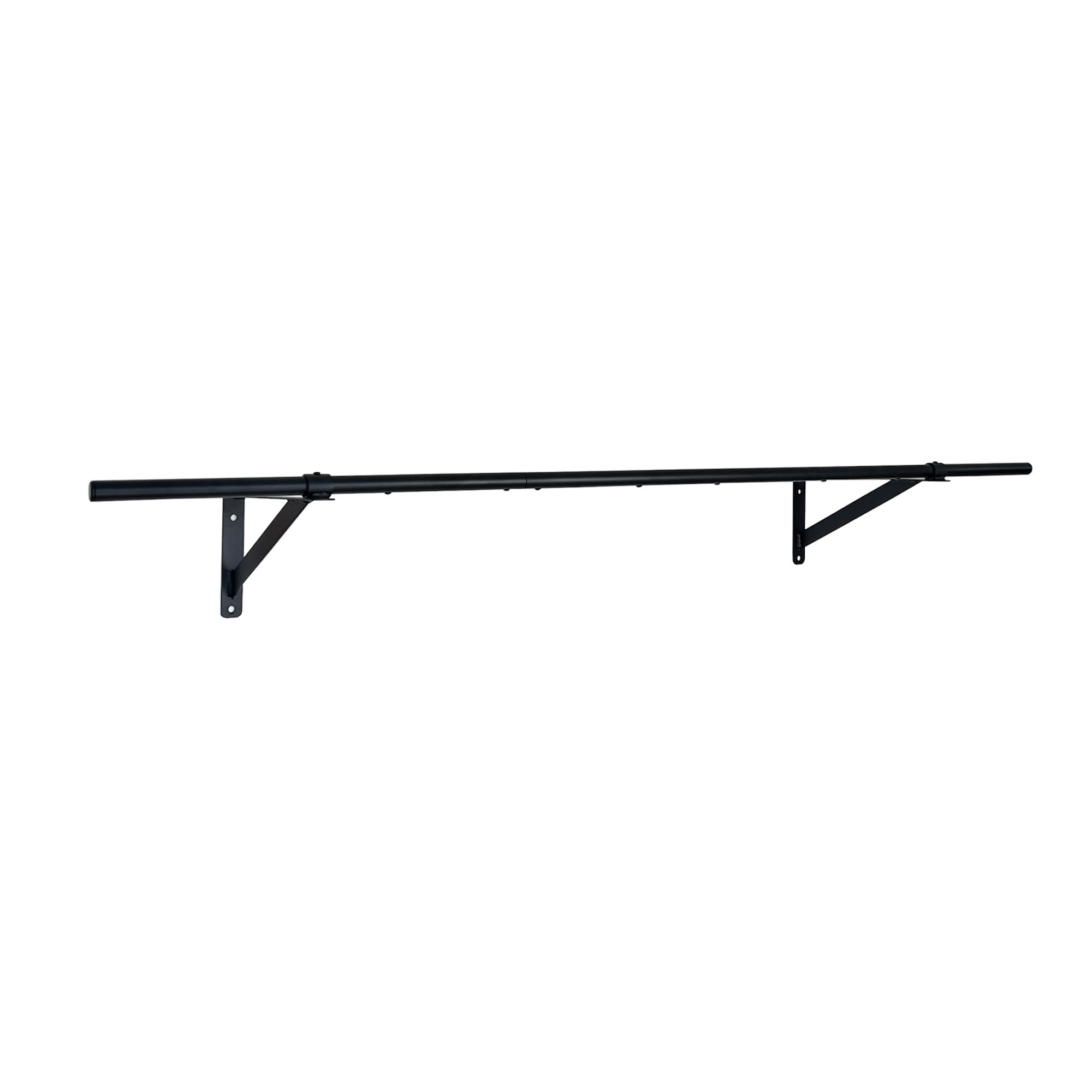 Oypla All Metal Super Heavy Duty 5ft Wall Mounted Clothes Rail - Black
